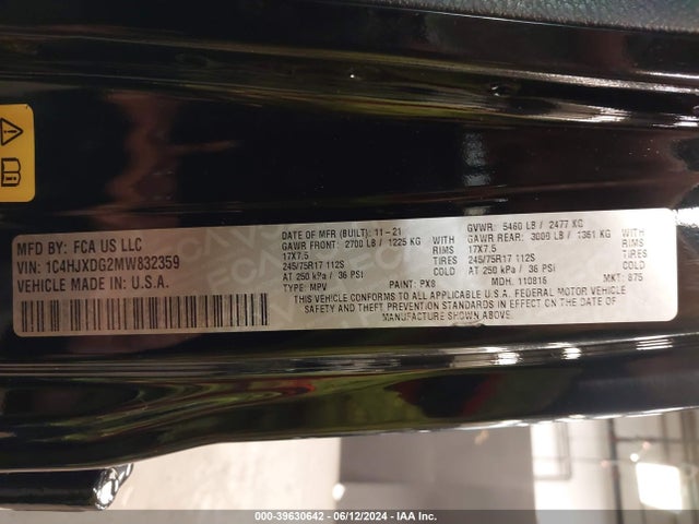 1C4HJXDG2MW832359 Jeep Wrangler Unlimited Sport S 4x4