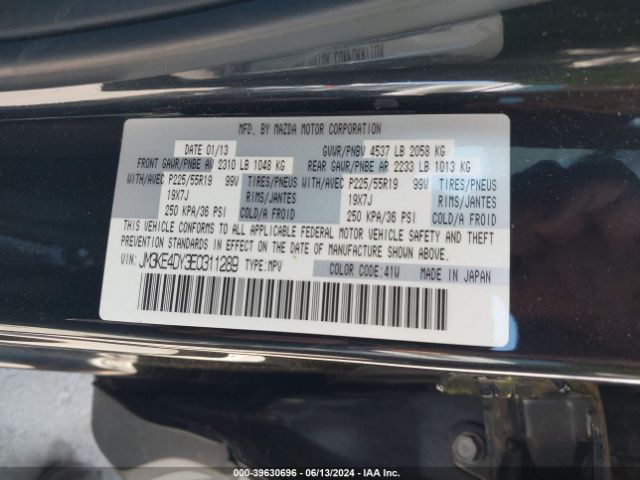 JM3KE4DY3E0311289 Mazda Cx-5 Grand Touring