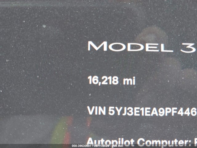 Tesla Model 3 Rear-wheel Drive 2023 5YJ3E1EA9PF446875 Image 14