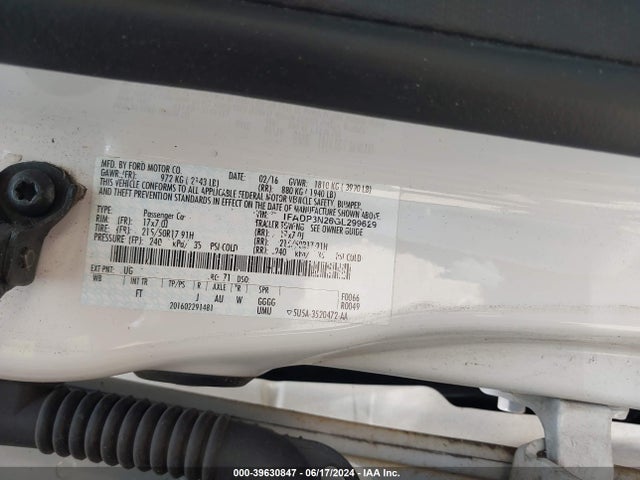 Ford Focus Titanium 2016 1FADP3N26GL299629 Image 9
