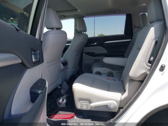 5TDKZRFH5JS535212 Toyota Highlander Xle