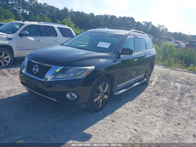 2013 Nissan Pathfinder Platinum მანქანა იყიდება აუქციონზე, vin: 5N1AR2MM4DC627593, აუქციონის ნომერი: 39631542