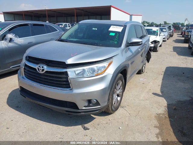 Toyota Highlander Xle V6 2015 5TDJKRFH8FS104371 Image 2