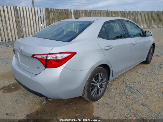 2T1BURHE3GC740658 Toyota Corolla Le Premium