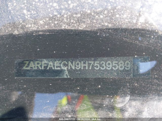 ZARFAECN9H7539589 Alfa Romeo Giulia Ti Rwd