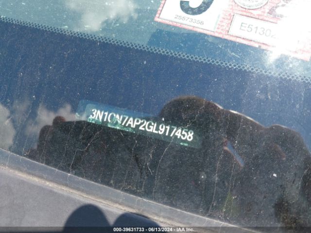3N1CN7AP2GL917458 Nissan Versa 1.6 S
