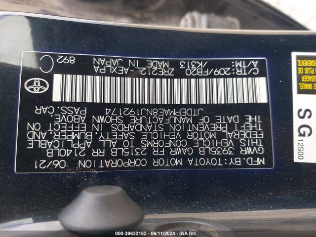 Toyota COROLLA LE 2022 JTDEPMAE8NJ192174 Image 9