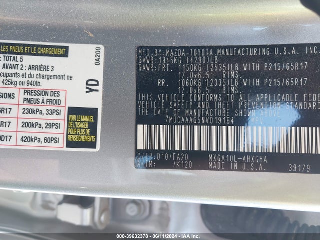 Toyota Corolla Cross Le 2022 7MUCAAAG5NV019164 Image 9