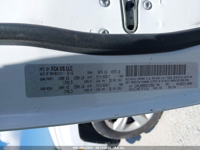1C4NJRBB8HD127802 Jeep Patriot Sport 4x4
