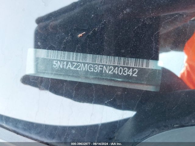 5N1AZ2MG3FN240342 Nissan MURANO SV