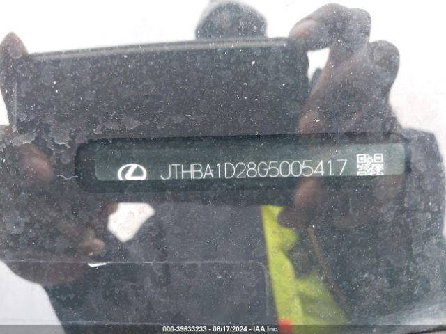 JTHBA1D28G5005417 Lexus IS 200T