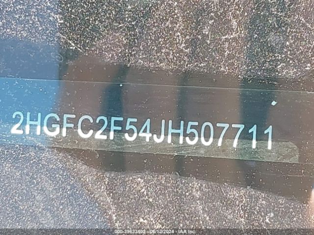 2HGFC2F54JH507711 Honda Civic Lx