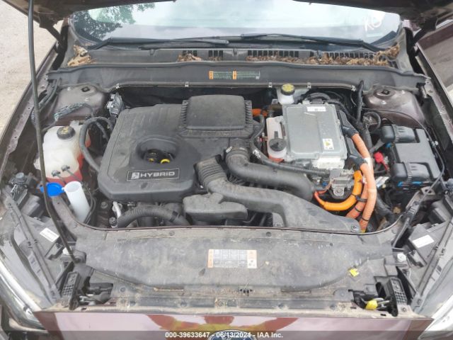 3FA6P0MU8KR166956 Ford Fusion Hybrid Sel