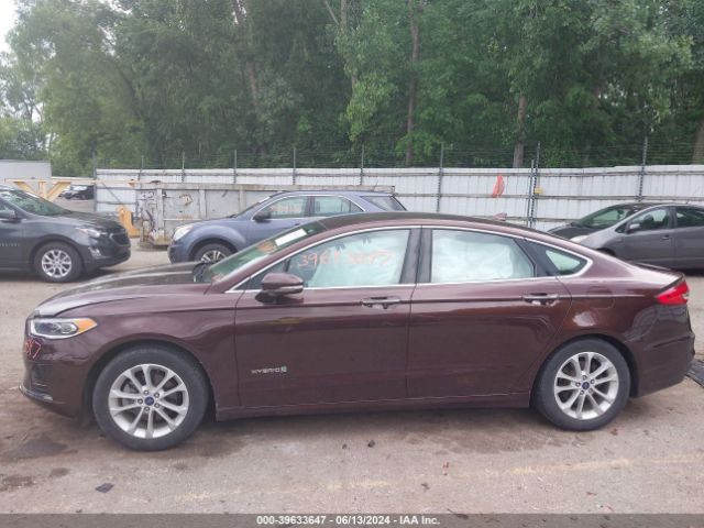 3FA6P0MU8KR166956 Ford Fusion Hybrid Sel