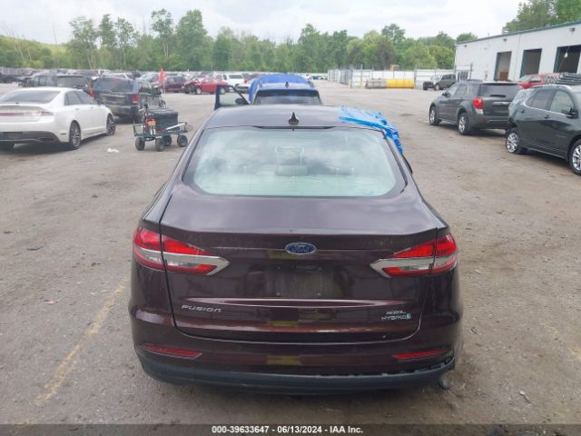 3FA6P0MU8KR166956 Ford Fusion Hybrid Sel
