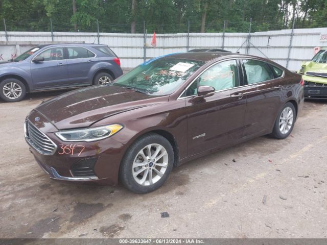 3FA6P0MU8KR166956 Ford Fusion Hybrid Sel