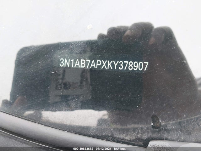 Nissan SENTRA SV 2019 3N1AB7APXKY378907 Image 9
