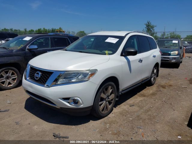 5N1AR2MM0EC609433 Nissan Pathfinder Platinum