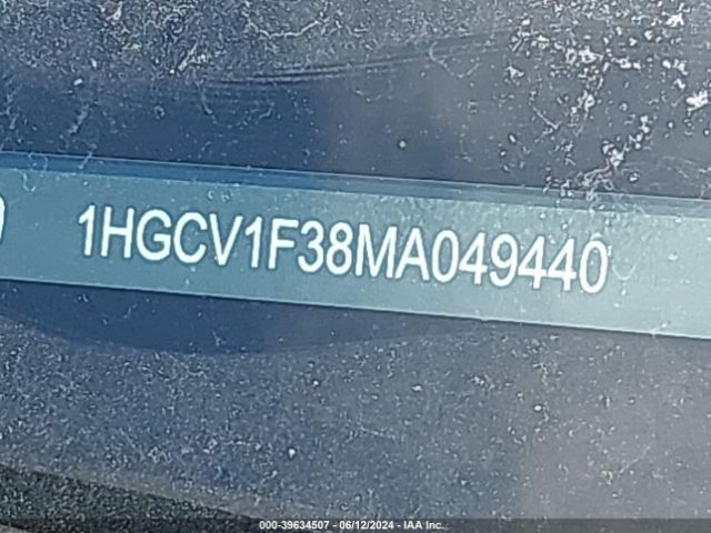 1HGCV1F38MA049440 Honda Accord Sport