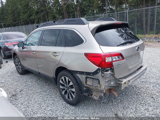 Aukcja sprzedaży 2017 Subaru Outback 2.5i Limited, vin: 4S4BSANC1H3420576, numer aukcji: 39634789