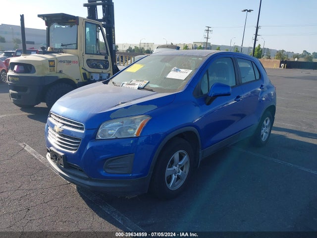 Chevrolet Trax 1ls 2015 KL7CJPSB7FB188821 Image 2