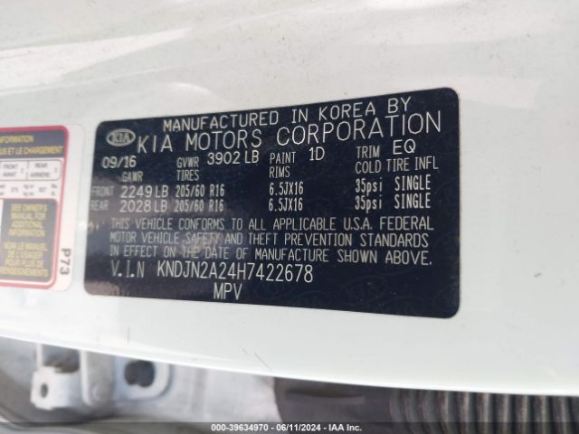 KNDJN2A24H7422678 KIA Soul