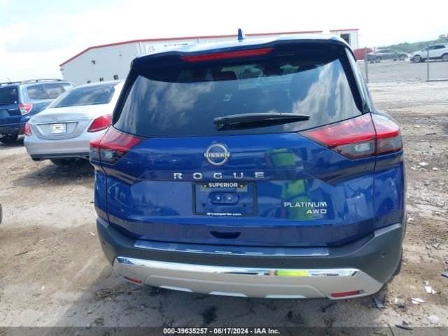 JN8BT3DD7NW274268 Nissan Rogue Platinum Intelligent Awd
