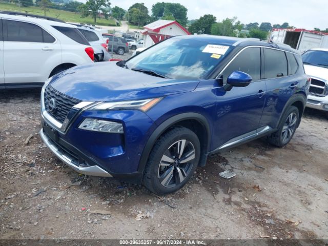 JN8BT3DD7NW274268 Nissan Rogue Platinum Intelligent Awd