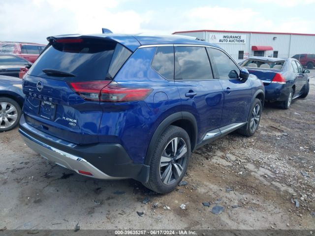 JN8BT3DD7NW274268 Nissan Rogue Platinum Intelligent Awd