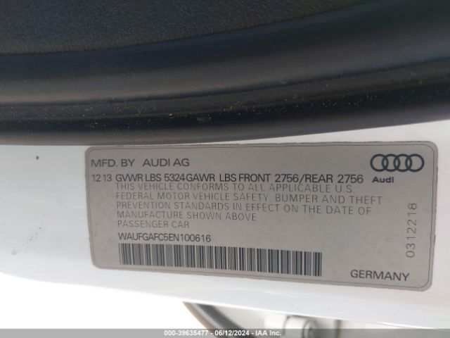 WAUFGAFC5EN100616 Audi A6 3.0t Premium Plus