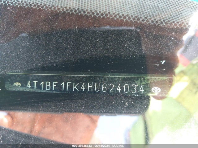 Toyota CAMRY LE 2017 4T1BF1FK4HU624034 Image 17