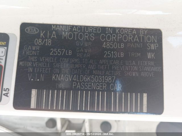 KNAGV4LD6K5031987 KIA Optima Plug-in Hybrid Ex