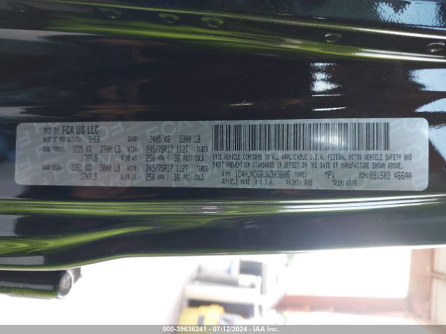 1C4HJXDG6JW303606 Jeep Wrangler Unlimited Sport 4x4