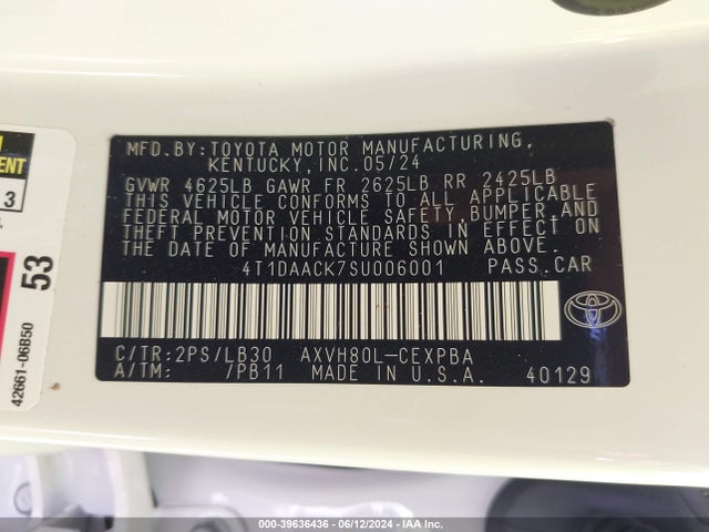 Toyota CAMRY XSE 2025 4T1DAACK7SU006001 Image 9