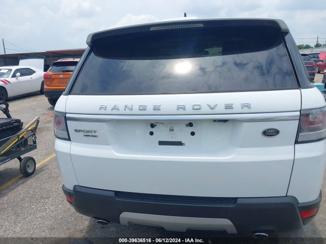 SALWR2KF2GA548950 Land Rover Range Rover Sport 3.0l V6 Turbocharged Diesel Hse Td6