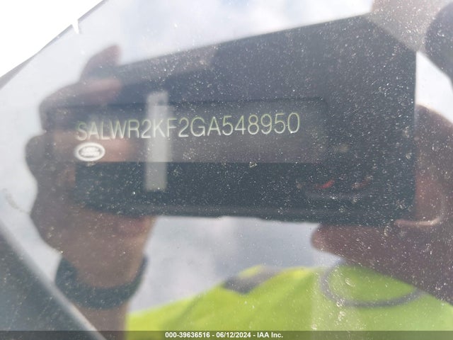 SALWR2KF2GA548950 Land Rover Range Rover Sport 3.0l V6 Turbocharged Diesel Hse Td6