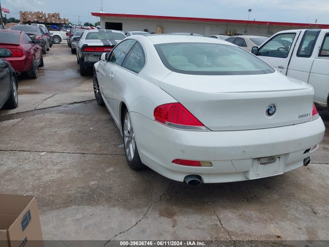 39636746 :رقم المزاد ، WBAEH13496CR49506 vin ، 2006 Bmw 650i مزاد بيع