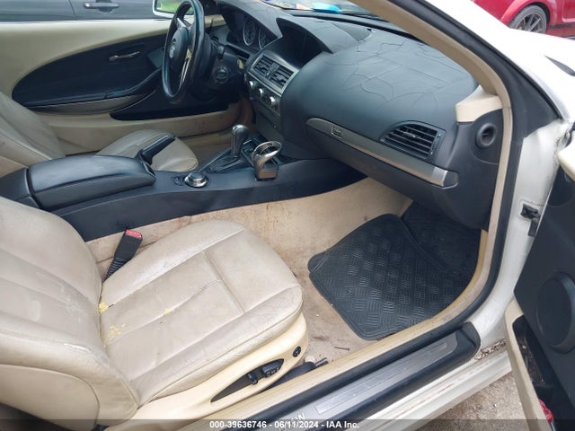 39636746 :رقم المزاد ، WBAEH13496CR49506 vin ، 2006 Bmw 650i مزاد بيع