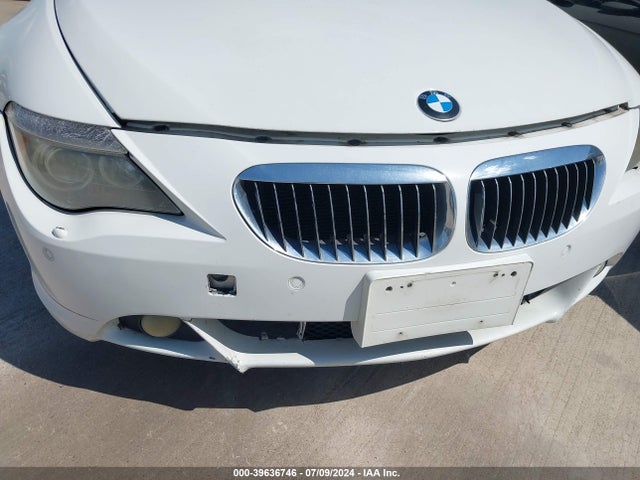 39636746 :رقم المزاد ، WBAEH13496CR49506 vin ، 2006 Bmw 650i مزاد بيع