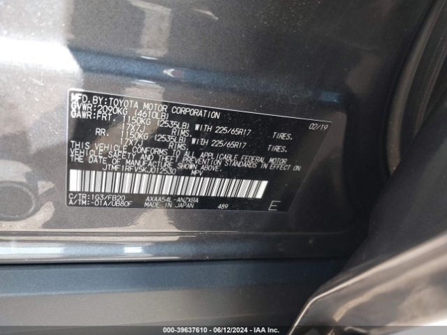 JTMF1RFV5KJ012530 Toyota RAV4 LE