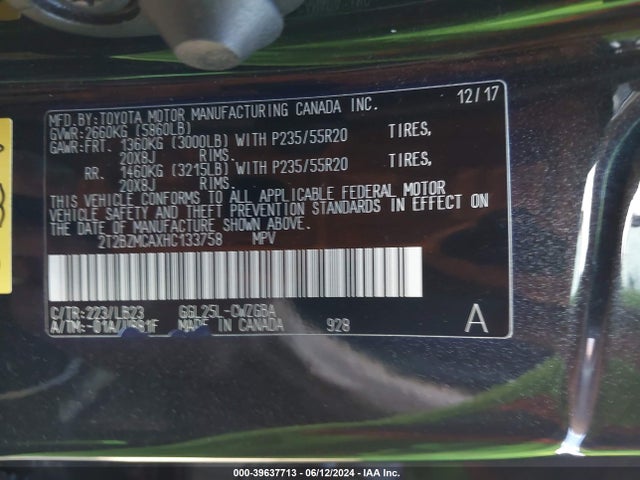 Lexus RX 350 2017 2T2BZMCAXHC133758 Image 9