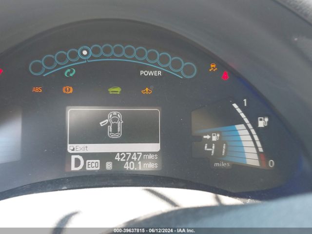1N4AZ0CP6GC307707 Nissan LEAF S