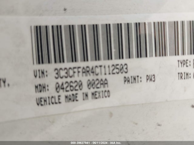 2012 FIAT 500 3C3CFFAR4CT112503 Photo 8