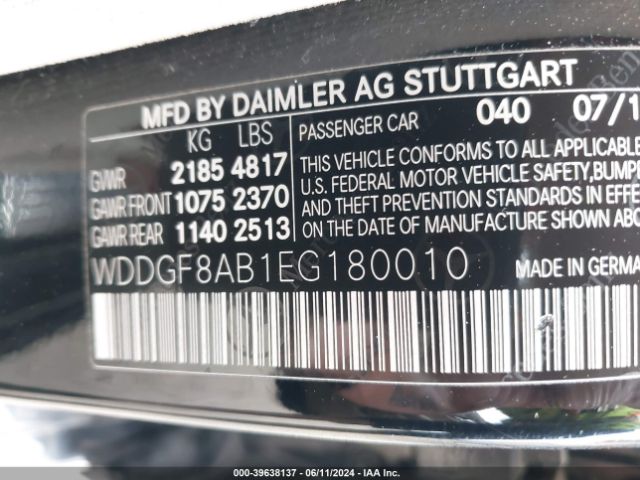 WDDGF8AB1EG180010 Mercedes-Benz C 300 Luxury 4matic/sport 4matic