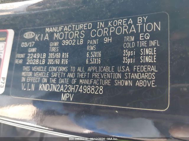 KNDJN2A23H7498828 KIA Soul