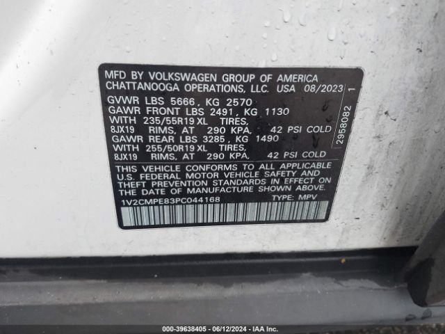 1V2CMPE83PC044168 Volkswagen ID.4 PRO