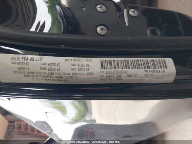 2C3CDZC99FH834311 Dodge Challenger Srt Hellcat