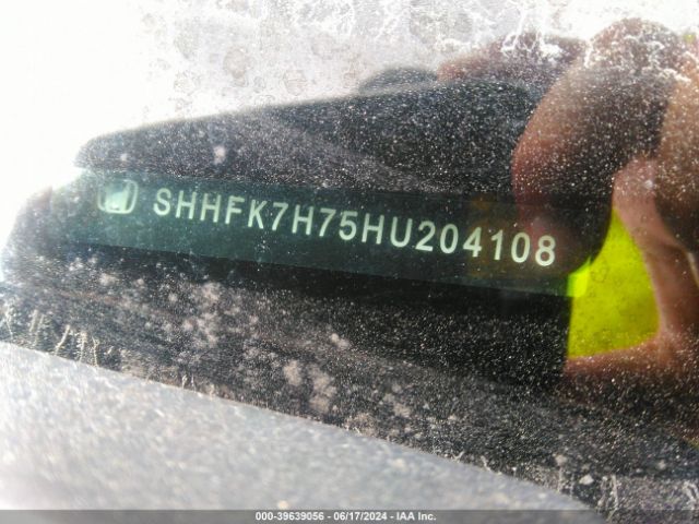SHHFK7H75HU204108 Honda Civic Ex-l