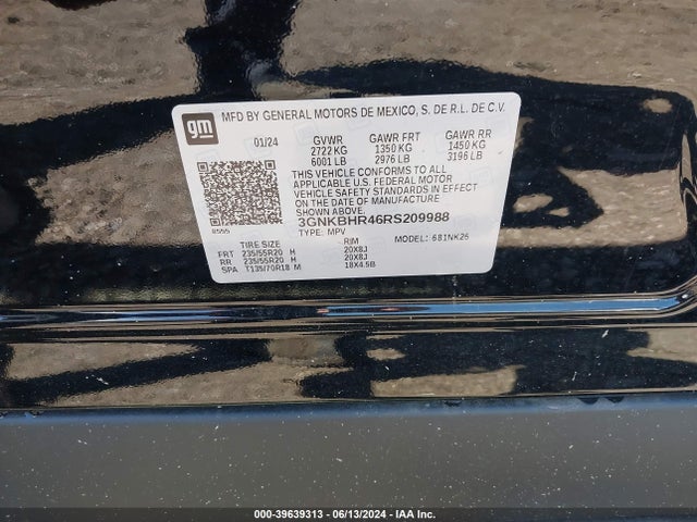 Chevrolet Blazer Awd 2lt 2024 3GNKBHR46RS209988 Image 9