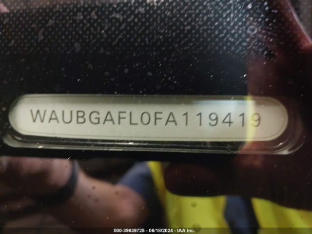 WAUBGAFL0FA119419 Audi S4 3.0t Premium Plus